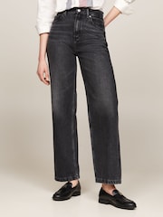 Tommy Hilfiger Black Relaxed Straight Jeans - Image 1 of 4
