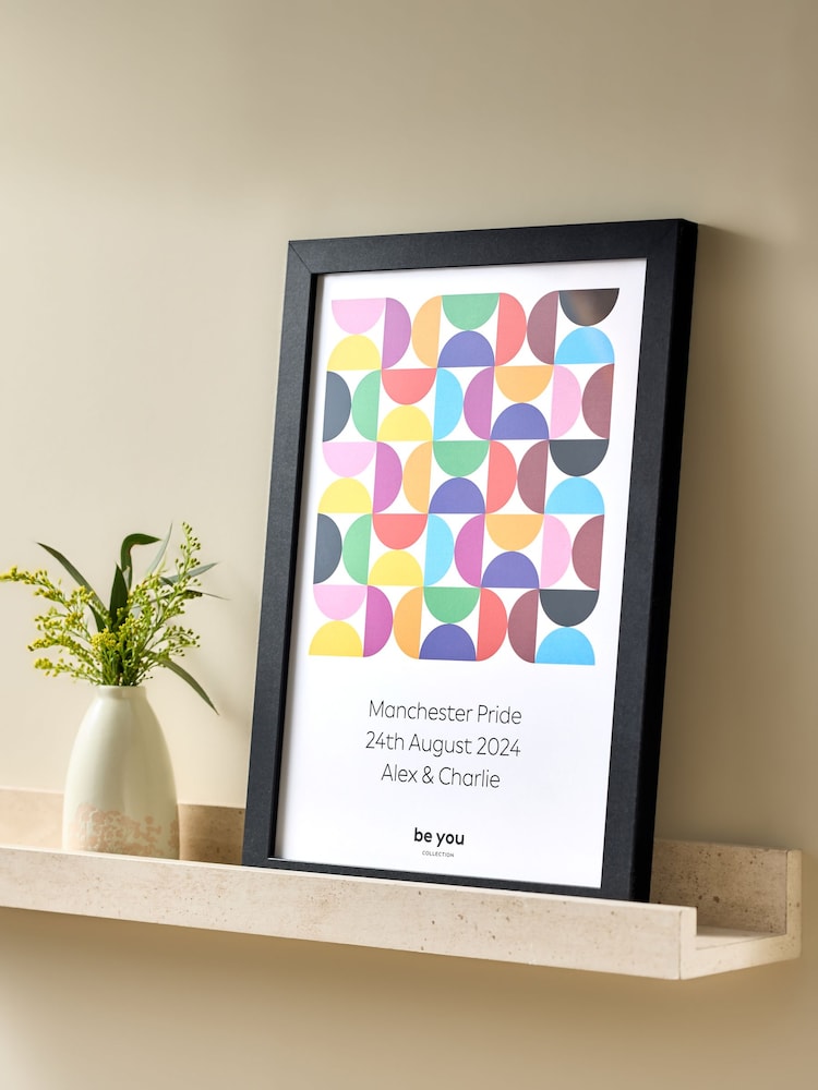 Personalised Be You In Abstract Framed Print by PMC - Image 1 of 4