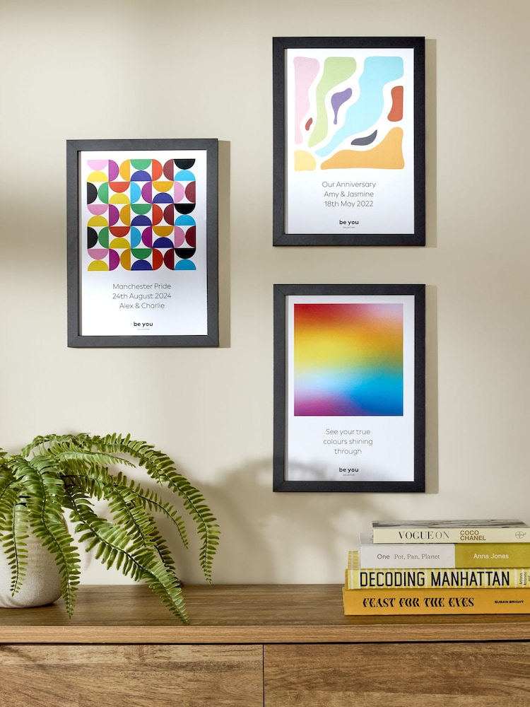 Personalised Be You In Abstract Framed Print by PMC - Image 2 of 4