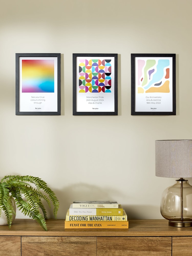 Personalised Be You In Abstract Framed Print by PMC - Image 4 of 4