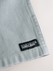 Denim Grey Overshirt 100% Cotton Denim Zip Through Hoodie (3-16yrs) - Image 6 of 6