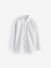 White Relaxed Fit Long Sleeve Oxford Shirt (3-16yrs) - Image 1 of 4