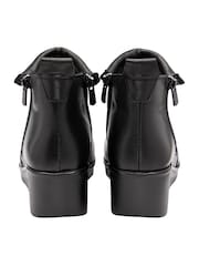 Lotus Black Ankle Boots - Image 3 of 4