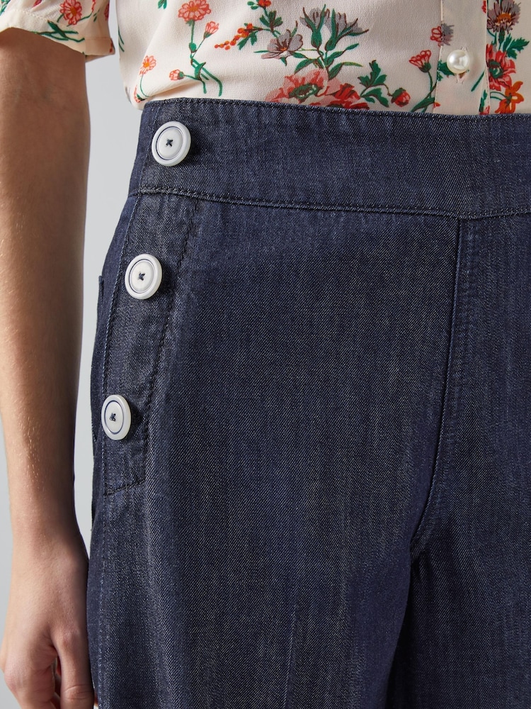 LK Bennett Nur Sailor Front Crop Trousers - Bild 3 von 3