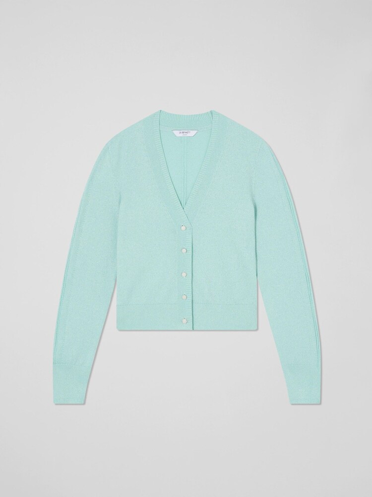 LK Bennett Green/Silver Coco Cardgian - Image 6 of 6