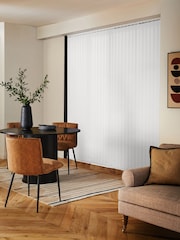 White Fiskar Made to Measure Vertical Blinds - Image 2 of 8