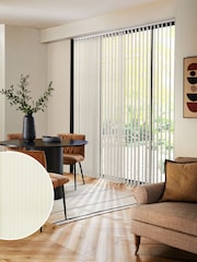 Cream Isin Made to Measure Vertical Blinds - Image 1 of 8