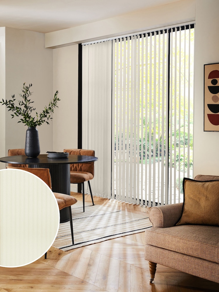Cream Isin Made to Measure Vertical Blinds - Image 1 of 8