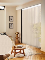 Cream Rak Made to Measure Vertical Blinds - Image 1 of 8