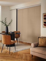 Cream Fiskar Made to Measure Vertical Blinds - Image 2 of 8