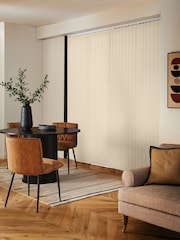 Cream Vodnar Made to Measure Vertical Blinds - Image 2 of 8