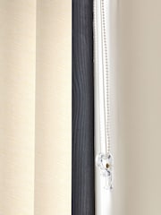 Cream Vodnar Made to Measure Vertical Blinds - Image 5 of 8