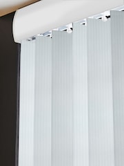 White Isin Made to Measure Vertical Blinds - Image 4 of 8