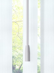 White Isin Made to Measure Vertical Blinds - Image 6 of 8