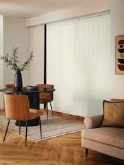 Cream Amori Made to Measure Vertical Blinds - Image 2 of 8