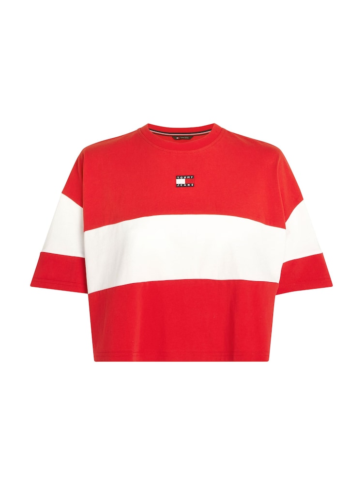 Tommy Jeans Badge 100% Cotton T-Shirt - Imagen 1 de 4