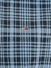 Tommy Jeans Red Tartan Checkered Shirt Dress - Image 6 of 6