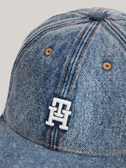 Tommy Hilfiger Blue Utility Denim 100% Cotton Cap - Image 3 of 5