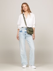 Tommy Hilfiger Green Chic Cross-Over Bag - Image 7 of 7