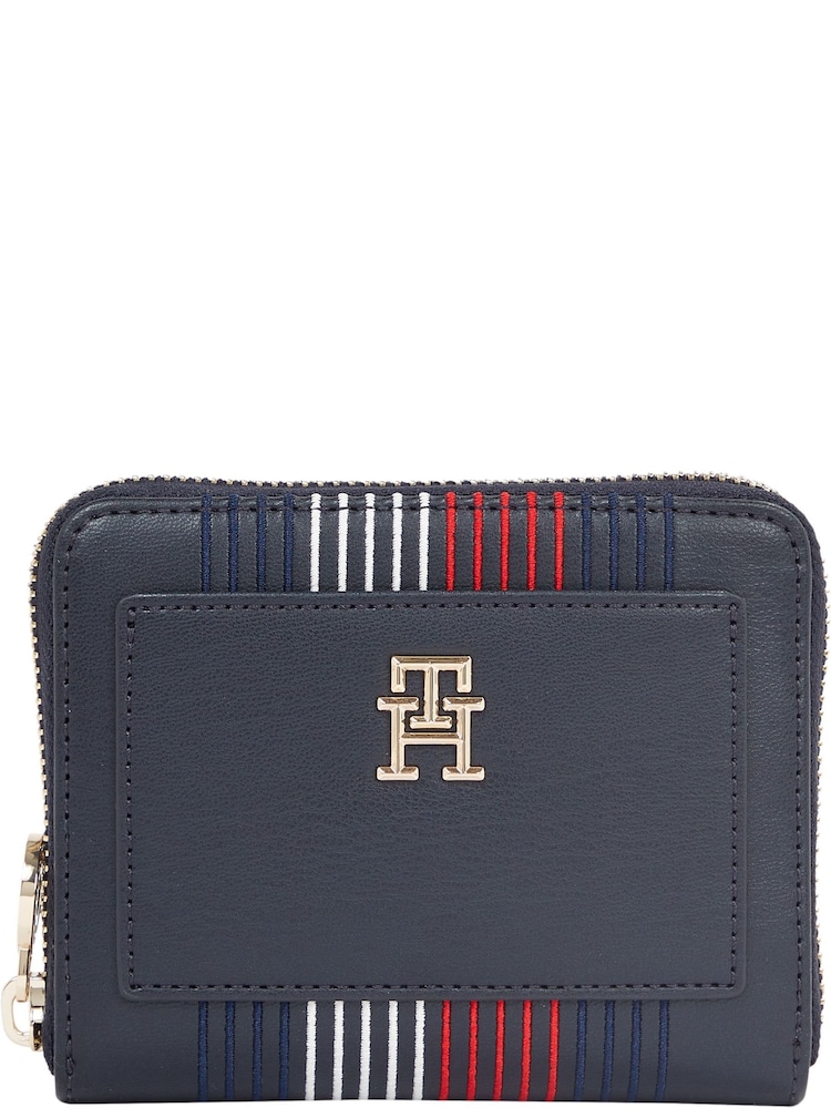 Tommy Hilfiger Blue Medium Distinct Zip Around Wallet - Image 1 of 6