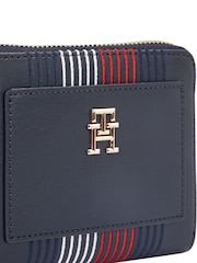 Tommy Hilfiger Blue Medium Distinct Zip Around Wallet - Image 2 of 6