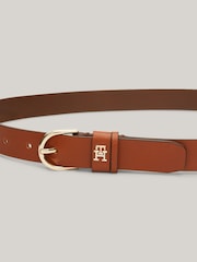 Tommy Hilfiger Brown Essential Effortless Belt - Image 2 of 3