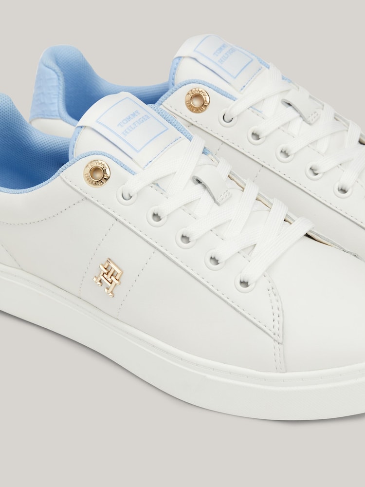 Alb Chrome - Pantofi de sport Tommy Hilfiger Elevated Esențiale - Imaginea 7 din 7