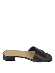 Tommy Hilfiger Black Flat Sandals - Image 1 of 5