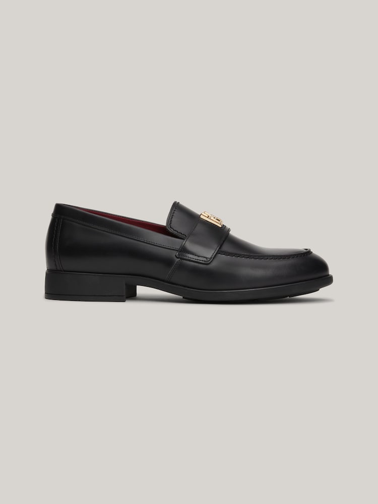 črna - Tommy Hilfiger Leather Classic Loafers - Slika 1 iz 8