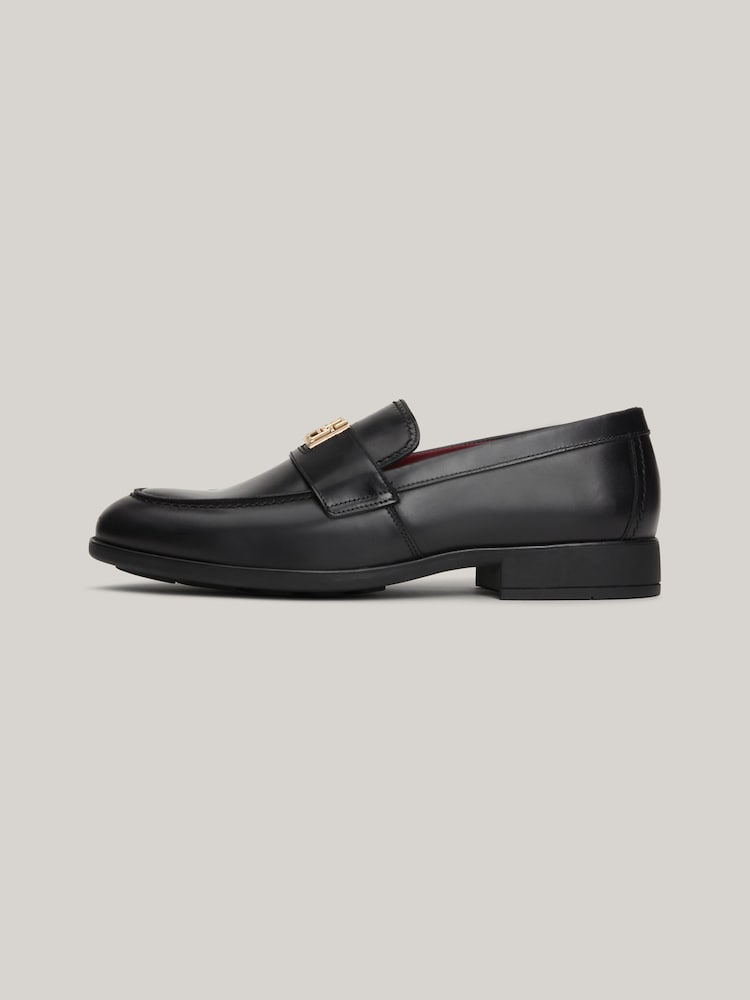 črna - Tommy Hilfiger Leather Classic Loafers - Slika 2 iz 8