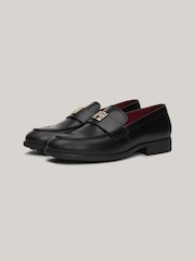 črna - Tommy Hilfiger Leather Classic Loafers - Slika 3 iz 8