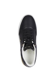 Tommy Hilfiger Black Lux Hardware Court Trainers - Image 3 of 5