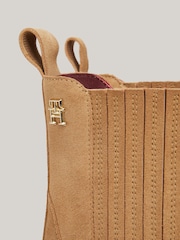 Tommy Hilfiger Brown Suede Cowboy Boots - Image 3 of 7