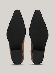 Tommy Hilfiger Brown Suede Cowboy Boots - Image 5 of 7