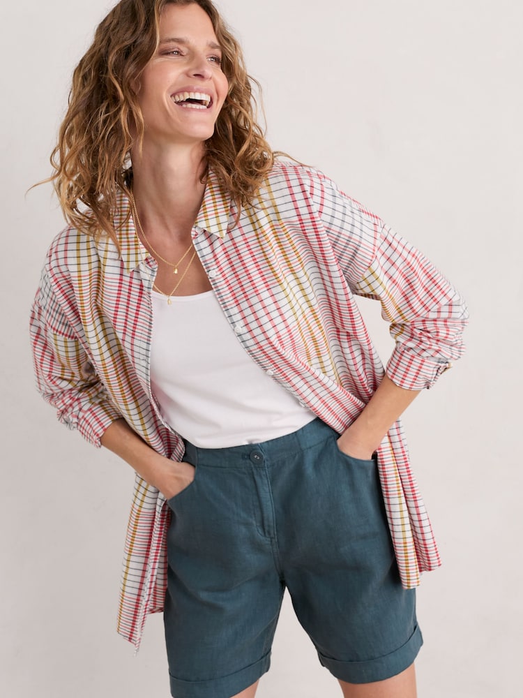 Seasalt Cornwall Multi Multi Rising Cotton Shirt - Image 1 of 5