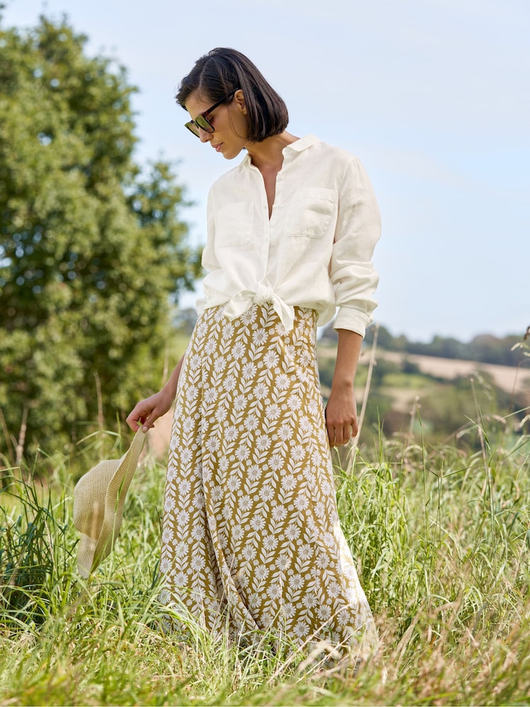 Seasalt Cornwall Yellow Petite Line Strokes Short Sleeve Dress - Image 1 of 8 Seasalt Cornwall Yellow Petite Line Strokes Short Sleeve Dress - Image 1 of 8