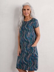 Seasalt Cornwall Green Petite Charlotte Dress - Image 1 of 4