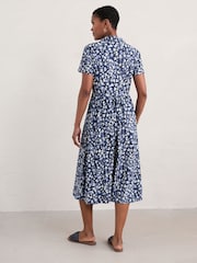 Seasalt Cornwall Blue Mainland Jersey Midi Dress - Image 2 of 5