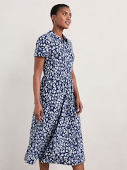 Seasalt Cornwall Blue Mainland Jersey Midi Dress - Image 3 of 5