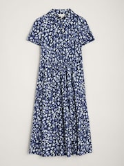 Seasalt Cornwall Blue Mainland Jersey Midi Dress - Image 4 of 5