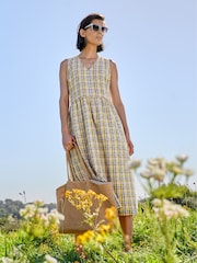 Seasalt Cornwall Black Lowland Heather Sleeveless Dress - Image 1 of 6