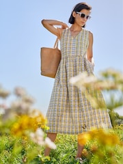 Seasalt Cornwall Black Lowland Heather Sleeveless Dress - Image 3 of 6
