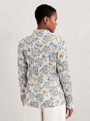 Seasalt Cornwall Blue Larissa Organic Cotton Shirt - Image 2 of 6