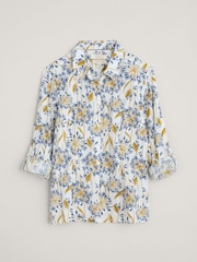 Seasalt Cornwall Blue Larissa Organic Cotton Shirt - Image 4 of 6