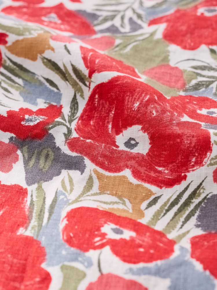 Seasalt Cornwall Red Colour 100% Linen Study Vest - Image 8 of 8