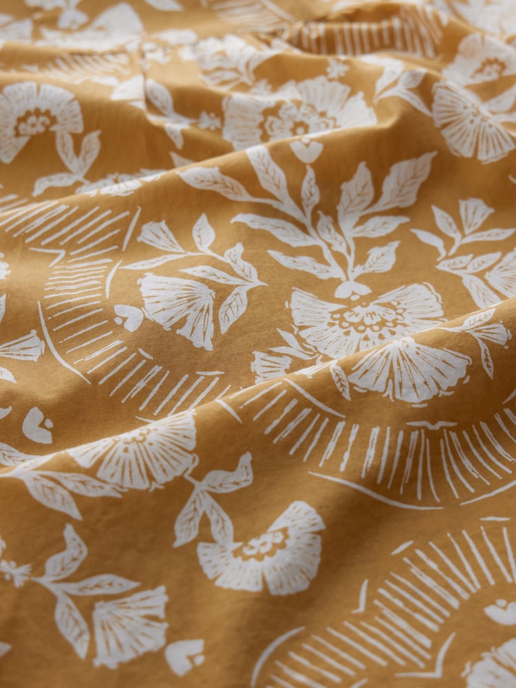 Seasalt Cornwall Yellow Op Art Organic Cotton Tunic Top - Image 5 of 5
