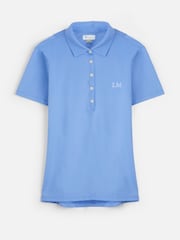My American Golf Blue Personalised Greg Norman Ladies Polo Shirt - Image 1 of 4