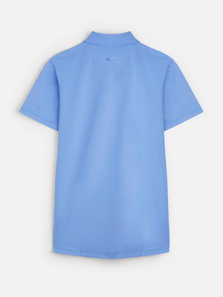 My American Golf Blue Personalised Greg Norman Ladies Polo Shirt - Image 2 of 4 My American Golf Blue Personalised Greg Norman Ladies Polo Shirt - Image 2 of 4