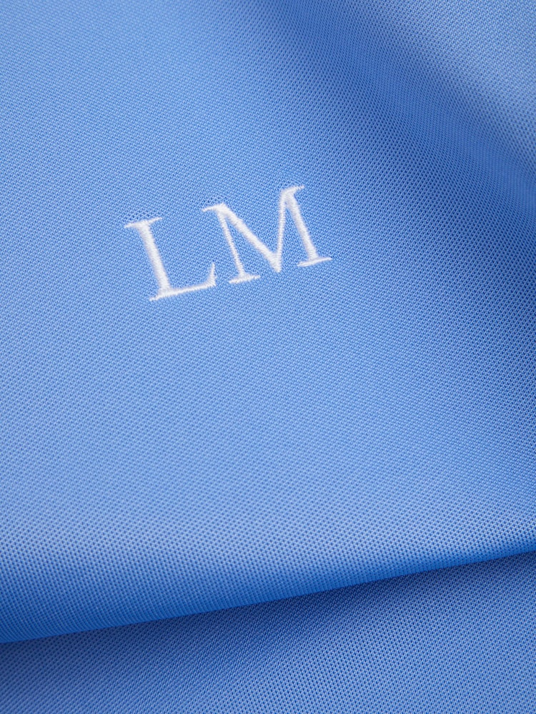 My American Golf Blue Personalised Greg Norman Ladies Polo Shirt - Image 4 of 4