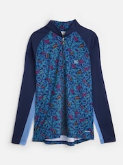 My American Golf Ladies Blue Personalised Greg Norman Paisley Midlayer - Image 1 of 4